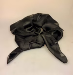 Silketørklæde Satin 1804 Mat Blank - Sort, firkantet, kvadratisk, stribet, stribevævet, ensfarvet, sort, tørklæde, silke, ren, ægte, silketørklæde, lady, like, kvalitet, eksklusiv, lækker, luksus, elegant, flot, moderne, charmeklud, biti, silkesatin, ribe,