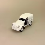 Modelbil Citroën 2CV Fourgonette - Hvid, citroen, 2cv, varebil, varevogn, arbejde, fransk, design, bil, model, bilmodel, retro, ældre, biti, ribe, gave, gaveide, kørekort, frankrig, emigrere, pensionist, flytte, sumbolik