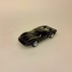 Modelbil Ford GT 40 - Sort, black rider, butterfly, døre, gti, old timer, old school, cool, hurtig, racer, racerbil, sportsvogn, benzin, fast car, modelbil, samler, mekaniker, kørekort, 18 år, symbolsk gave, gaveide, tillykke, drengerøv, drengebil, kontor, ungdom, biti, ribe, legendarisk, flot, sej, racerkører, le mans, formel 1,
