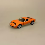 Modelbil Lamborghini Miura - Orange, metallic, metallak, italiensk, sportsvogn, racerbil, formel 1, racer, løb, old school, retro, 1971, ældre, modelbil, modelbiler, samler, mobile, olds, lækker, strømlinet, kørekort, tillykke, nuy bil, 18 år, symbolsk, gave, drengerøv, drenge, drøm, benzin, i blodet, racerkører, original, kopi, model, biti, ribe, le mans