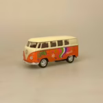 VW Folkevogns Rugbrød - Samba Orange/hvid, Flower Power, Hippie, goki, 12171, VW Folkevogns Rugbrød - Samba blå, VW Folkevogns Rugbrød - Samba Blå/Hvid, bus, folkevogn, folkevognsbus, rugbrødsbil, rugbrød, varebil, surfer, surferbus, hippue, hippiestyle, ud i det , nostalgi, 70'erne, modelbiler, modelbil, volkswagen, samba, bully, biti, ribe, woodstock