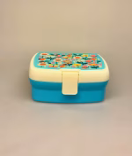 Madkasse med Indsats og Klemme - Blomster og Sommerfugle, madkasse, frokost, frokostpause, skole, børnehave, job, arbejde, børn, voksne, glad, fin, sød, glad, medbragt, mad, middag, pause, snacks, lunch, picnic, skovtur, gave, gaveide, nyt, skolestart, rex london, natur, blomster, biti, ribe, særlig, bio