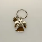 Nøglering Engle Blank Sølv, 72060, angel, to, engle, skytsengle, engel, engelnøglering, skytsengel, amulet, passer på dig, en kærlig tanke, gaveide gave, flot, smuk, sølvfarvet, blank, biti, ribe, valentines, dag, gave, kærlighed,