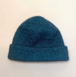 Possum Hue Dobbelt med Opslag - Petrol, tui, 292, varm, blød, lun, super, soft, cashmere, herrehue, herrr, mænd, damer, damehue, hue, hat, strikhue, strikhat, strikket, fint, kvalitet, lækker, skøn, smart, eksklusiv, særlig, new zealand, biti, ribe, sort,sol, vadehavet,
