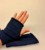 Pulsvarmere i Blød Possum Uld - Navy, mørkeblå, marineblå, midnatsbå, meleret, farvespil, luksus, eksklusiv, maritime, 112, Possum