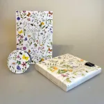 Servietter - Vilde Blomster Bier og Sommerfugle, Hæfte A5 med Vilde Blomster Sommerfugle og Bier, Rundt Spejl med Blomster og Sommerfugle, lommespejl, foldespejl, taskespejl, rundt, sødt, makeup, sminke, vain, kosmetik, gave, lille, gaveide, natur, flora, insekter, bio, diversitet, vild med vilje, natur, biologi, feminint, sødt, isabelle rose, biti, ribe, vadehavet, IR MIR 3, meadow