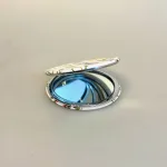 Rundt Spejl med Blomster og Sommerfugle, lommespejl, foldespejl, taskespejl, rundt, sødt, makeup, sminke, vain, kosmetik, gave, lille, gaveide, natur, flora, insekter, bio, diversitet, vild med vilje, natur, biologi, feminint, sødt, isabelle rose, biti, ribe, vadehavet, IR MIR 3, meadow