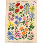 Viskestykke Bomuld med Vilde Blomster, rex, london, tea towel, vild med vilje, natur, flora, biodiversitet, madlavning, opvask, biolog, biologi, outdoor, sødt, gave, gaveide, praktisk, pænt, bomuld, flot, særligt, biti, ribe