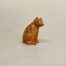 Bjørn - Håndskåret Træ - Siddende mini, B-S-XS, 7 cm, mini, lille, bjørneunge, træbjørn, brun bjørn, ursus, bamsefar, bjørnen bjørn, guldlok og de tre bjørne, ursus arctos, ursidae