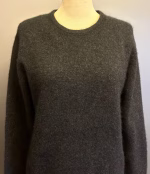 Possum Dame Pullover - Classic Koks, mørkegrå, sort, mørkegrå, antrazit, charcoal, ensfarvet, opossum, possumuld, silke, merino, super, ekstra, soft, blød, varm, eksklusiv, lækker, klassisk, damestrik, pullover, striktrøje, sweater, trøje, strikketrøje, fintstrikket, new zealand, særlig, elegant, cashmere, ensfavet, tidsløs, anvendelig, smart, neutral, vinter, gave, gaveide, underspillet, luksus, biti, ribe, noble wilde