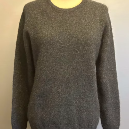 Possum Dame Pullover - Classic Koks, mørkegrå, sort, mørkegrå, antrazit, charcoal, ensfarvet, opossum, possumuld, silke, merino, super, ekstra, soft, blød, varm, eksklusiv, lækker, klassisk, damestrik, pullover, striktrøje, sweater, trøje, strikketrøje, fintstrikket, new zealand, særlig, elegant, cashmere, ensfavet, tidsløs, anvendelig, smart, neutral, vinter, gave, gaveide, underspillet, luksus, biti, ribe, noble wilde