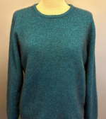 Possum Dame Pullover - Classic Petrol, tui, 292, grøn, blå, søgrøn, petroleumsfarvet, petrolblå, ensfarvet, opossum, possumuld, silke, merino, super, ekstra, soft, blød, varm, eksklusiv, lækker, klassisk, damestrik, pullover, striktrøje, sweater, trøje, strikketrøje, fintstrikket, new zealand, særlig, elegant, cashmere, ensfavet, tidsløs, anvendelig, smart, neutral, vinter, gave, gaveide, underspillet, luksus, biti, ribe, noble wilde