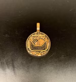 Vikingevedhæng Bronze - Hedeby Mønt Lille, 05-335-10, bronzevedhæng, bronzemønt, gylden, kobber, vikingevedhæng,