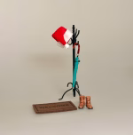 Miniature Dørmåtte Miniature Nissehue. Welcome, velkommen, måtte, 70402, nissedør, tør fødderne, entre, nisser, dukkehus, ting, tilbehør, dukkehusting, jul, juleting, nissehus, nisseting, nissetilbehør, 1:12, miniature, gæster, gæstfri, sjov, symbolsk, sangskjuler, tale, gaveide, gaver, personlig, biti, ribe, birgitte frigast