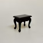 Miniature Sofabord Lille Sort, 23111s, blank, sortmalet, nissebo, nissemøbler, nisser, hus, dukkehus, nissedør, jul i, nissen, flytter ind, december, kalender, hygge, mini, 1:12, biti, ribe, julemagi, dukkehustilbehør, ting til, tilbehør, miniature