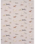 Viskestykke Bomuld med Tryk - Hunde Leg, sophie allport, engelsk, england, design, hunde, med, tryk, gave, gaveide, doggy day care, legende, hundeejer, corgi, gravhund, schnauzer, irsk, ulvehund, golden retriever, doodle, mynde, springer, amerikans, cocker, spaniel, praktisk, anvendelig, brugbar, julegave, nyttig, dekorativ, lækker, kvalitet, hundemotiv, ALL, 119601