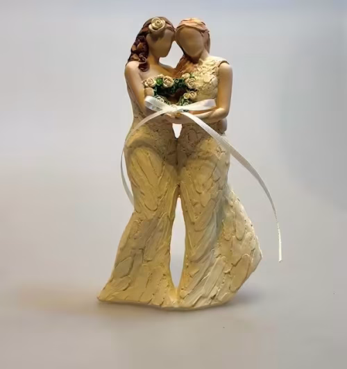 More Than Words - From This Day Forward, 9633, for altid, piger, brudepar, brude, lesbisk, kvinder, kærlighed, kagefigur, bryllup, bryllupskage, kransekagefigur, top, homo, regnbue, evigt, hengivenhed, bryllupsgave, gave, gay, homobryllup, kærester, glbt, biti, ribe, smuk, særlig, personlig