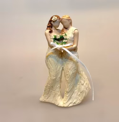 More Than Words - From This Day Forward, 9633, for altid, piger, brudepar, brude, lesbisk, kvinder, kærlighed, kagefigur, bryllup, bryllupskage, kransekagefigur, top, homo, regnbue, evigt, hengivenhed, bryllupsgave, gave, gay, homobryllup, kærester, glbt, biti, ribe, smuk, særlig, personlig