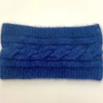 Pandebånd Possum Uld Kabelmønster - Kongeblå, regatta, cobolt, kobolt, blåt, royal, blue, klar, 686,