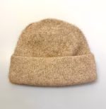 Possum Hue Dobbelt med Opslag - Beige, 645, oyster, camel, lysebrun, fluffy, blød, ekstrasoft, damehue, hat, strikhue, strikhat, strikket, let, lun, varm, blød, elegant, luksus, flot, klassisk, dobbeltstrikket, smart, luksus, kvalitet, cashmere, cashmir, biti, ribe, sort sol, vadehavet, out door, accessoires, tilbehør, vinter, efterår, new zealand