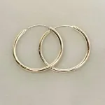 Creoler i Sølv Ø 40 mm Glatte Hoops 3 mm, sø 3040, store, tykke, kraftige, chunky, statement, hoops, runde, øreringe, ringe, boho, sølvringe, sølvcreoler, sølvøreringe, lyse, simple, stilede, stilige, klassiske, tidsløse, flotte, cool, moderne, billige, ægte, sterlingsølv, parvis, parpris, tilbud, dansk, design, brand, mærkevare, maanesten, stine a, enamel, jane kønig, kvalitet, holdbare, gedigne, biti, ribe