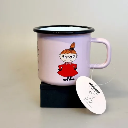 Mumi Metal Krus 37 ml - Lille My Rosa, lyserød, pink, rosa, stor, pigekop, hidsigprop, sur, mopset, My, Mumi, mumitroldene, eventyr, emalje, kop, krus, emaljekop, mumikop, mumikrus, hank, out door, lejrtur, udstyr, picnic, på tur, gave, gaveide, til, børn, voksne, finsk, biti, ribe, design, muurla, 37 ml, 1701-037-07