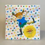 Servietter - Pippi Langstrømpe, pippiservietter, børneservietter, børnefødselsdag, sjov, kær, fine, festlige, gave, elsker, pippiting, astrid lindgren, svenske, ingrid nymann, biti, muurla, ribe