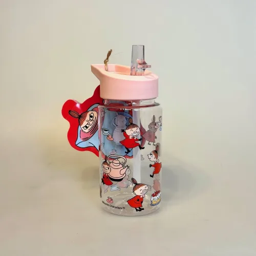 Vandflaske - Lille My, rosa, lyserød, rød, piger, pige, drikkedunk, drikkeflaske, flaske, børnedrikkedunk, sød, sjov, mumiting, mumiflaske, mumidrikkedunk, mumitroldene, mumidalen, bæredygtig, miljø, genanvendelig, let, praktisk, smart, madpakke, frokost, rs6883, halvliters, lille, biti, ribe