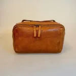Bøffellæder Washbag Austin Cognac