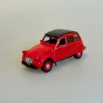 Modelbil Citroën 2CV - Rød med Sort Tag, rød, soltag, fransk, bil, gammel, vintage, retro, metal, modelbil, 2cv, 1979, flot, kvalitet, samler, symbolsk, første, bil, kørekort, frankrig, frankofil, ferie, hus, gave, rejser, provence, biti, ribe,