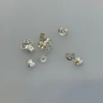 12 stk. Bagstoppere - Sommerfugle i Sølv, bagstoppere, øremekanik, løsdele, tilbehør, sommerfugl, til, ørestikkere, ørekroge, ørehængere, sikkerhed, billige, ægte, sterling, sølv, 925, ren, sølv, øreringe, biti, ribe