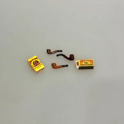 Kun Én af Hver - Miniature Piber Cigaretter og Tændstikker, rygesæt, ryger, konfirmation, konfirmand, sjov, tændstikæske, tændstiksæske, cigaretter, cigaretpakke, ryger, rygning, tobak, sjov, sangskjuler, konfirmand, miniature, 1:12, symbolsk, cigar, cigarbar, gavekort, symbolsk, gave, sættekasse, dukkehusting, dukkehus, tilbehør, ting, til, nisser, upolitisk, biti, ribe, 1:12,