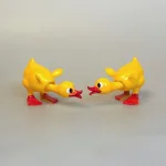 Nikke Dyr - Gul Ælling, duck, wa-, gul, and, ælling, badeand, vippedyr, vippe, nikke, nikkedyr, fugl, bade, gå glad i bad, sjov, retro, figur, 60'erne, biti, ribe, gave, symbolsk, badedyr, sommerferie, konfirmand, svømning,