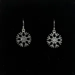 Vikingeøreringe Sølv - Drømme Amuletter, 211-11, ægte, magisk, magi, beskyttende, drømmefanger, drømmeamulet, held, lykke, hængeøreringe, ørekrog, heksetegn, tegn, runestav, vikingesmykker, vikingeøreringe, vikingesmykker, museumssmykker, ægte, sterling sølv, 925, ren, sølvsmykker, symbolsk, gave, gaveide, sølvbryllup, bryllup, fødselsdag, konfirmation, aser, freja, sol, biti, ribe, vadehavet, nationalpark, fund, udgravninger