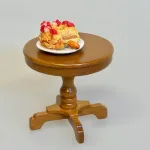 Miniature Lagkage med Gitter og Bær, 7218F, Miniature Lagkage, lagkage, dukkemad, legemad, mini kager, dukkehusmad, dukkehusting, dukkehustilbehør, miniatyre, miniaturer, sættekasser, sætterkasse, ting til, dekoration, barbie, 1:12,