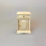 Miniature Servante Skab Natur, umalet, 2703, o, servantemøbel, servanteskab, nissemøbler, nisseting, nissetilbehør, ting, interiør, julekalende, december, sjov, jul i dukkehuset, dukkeusting, dukkehus, miniaturer, badeværelset, biti, ribe, nissedør