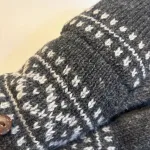 Strikkede Luffer Uld med Klap - Koks Grå, koksgrå, mørkegrå, sort, herrer, mænd, adeep, klap, muffedisse, herrevanter, strikvanter, herreluffer, strikluffer, vinter, luffer, vanter, cykle, 21747, biti, ribe, håndstrikkede, uld, økologisk, bomuld