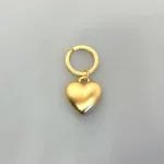 Hjerte Nøglering - Guld Hjerte, mat, guld, guldhjerte, et hjerte af guld, kærlighed, nøglering, symbolsk, gave, kæreste, amulet, lækker, julegave, valentines, nyttig, anvendelig, flot, kvalitet, biti, ribe,