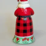 Jim Shore Heartwood Creek 16,5 cm Highland Santa med Fuglehus - Billede 7