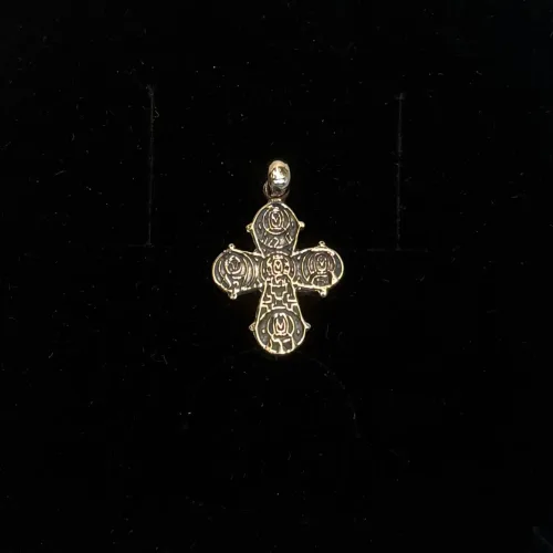 Vedhæng i Bronze - Dagmarkors Apostle Mini, dronning dagmar, Dagmarkors, dronning dagmar, ribe, vadehavet, biti, museums smykker, kopismykker, vikingekopier, kors, fund, danefæ, kristent kors, ægte