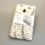 Viskestykke Bomuld med Tryk - Sneugler, snowy owls, køkken, tekstiler, viskestykke, fin, særlig, personlig, praktisk, anvendelig, brugbar, nyttig, gave, julegave, harry potter, hedwig, sneugle, akvarel, biti, ribe