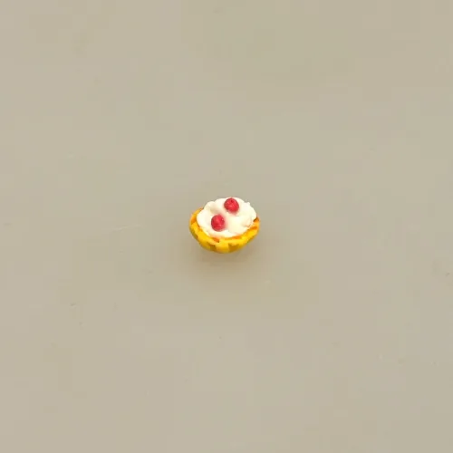 Miniature Flødekage, flødeskumskager, konditor, kager, kage, cup cake, muffin, kage, den store bagedyst, konditor, bager, miniature, dukkehus, 1:12, nisser, nissehus, biti, ribe, dukkehusmad, sætterkasse, sættekasse, dukkemad