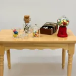 slikbutik, slik, Miniature Løse Kulørte Æg, Miniature Chokoladeæske, Miniature Tyggegummi Automat Lille, chokolade, bolcher, bland selv slik, symbolsk, gavekort, gave, slikmund, sjov, Miniature Pilleglas Klart, bonbonniere, slikglas, slikkrukke, krukke, glaskrukke, 1:12, miniature, 5924, klart, tomt, sygehus, læge, doktor, sygeplejeske, Mikroskop miniature ,Reagensglas kolber miniature ,laboratorie, laboratorieudstyr, Morter messing miniature, mini, miniaturer, dukkehus, dukkehuset, nisser, til nisser, nisserne, nissebo, nissedør, naturvidenskab, forsker, sangskjuler, apotekerglas, apotekerkrukke, sætterkasse, sættekasse, sættekasseting, samler, små, ting, biti, ribe, kemi, farmaceut, apotek, apoteker, patient,