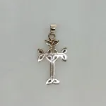 Vedhæng i Sølv Lendalfoot Kors Lille, kd, 98369, evighed, uendelighed, kors, sølvkors, vikingekors, vikinger, vikingetid, keltertid, keltisk mønster, fund, sølvkors, sølvvedhæng, ægte, original, oprindelig, gammelt, kopi, kopismykke, museumssmykke, ribe, biti