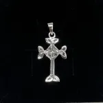 Vedhæng i Sølv Lendalfoot Kors Lille, kd, 98369, evighed, uendelighed, kors, sølvkors, vikingekors, vikinger, vikingetid, keltertid, keltisk mønster, fund, sølvkors, sølvvedhæng, ægte, original, oprindelig, gammelt, kopi, kopismykke, museumssmykke, ribe, biti