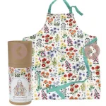 Forklæde i Bomuld med Tryk - Vilde Blomster, grøftekant, bio, miljø, blomster, natur, vild med vilje, biodiversitet, insekter, praktisk, flot, nyttigt, gave, gaveide, frisk, farveglad, bomuld, bæredygtigt, genanvendt, miljøvenlig, apron, rex, london,