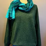 Harley of Scotland - Dame Pullover Superfine Lambswool Lugano, damestrik, damesweater, damepullover, grøn, petrol, petroleumsgrøn, elegant, cashmere, superfine, ekstra, blød, luksuriøs, kvalitet, angora, smørblød, kort, dame, model, klædelig, holdbar, klassisk, smagfuld, underspillet, skøn, kradser ikke, ensfarvet, meleret, farvespil, skotsk, skotlnd, strik, tynd, lun, indendørs, strik, trøje, sweater, pullover, rund hals, smart, sporty, posh, design, biti, ribe,