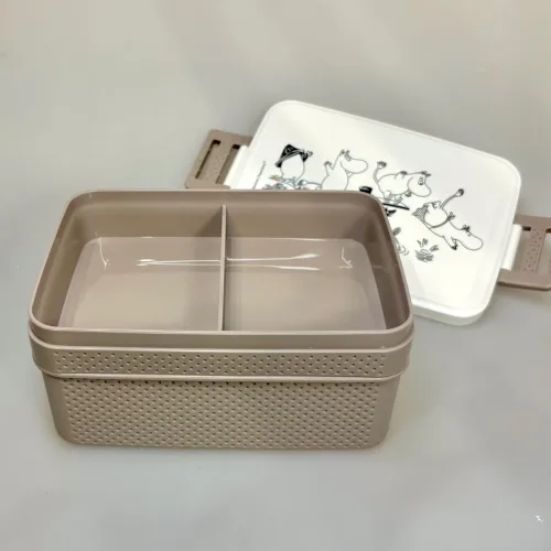 Madkasse - Dobbelt med Klemmer Mumi Bader i Søen, 6110, vatten, bad, drenge piger, voksne, drengemadkasse, pigemadkasse, mumitroldene, mumimor, mumifar, mumihuset, mumidalen, tove jansson, skole, børnehave, job, arbejde, frikost, madkasse, rummelig, miljørigtig, madpakke, medbragt, middagspausen, biti, ribe