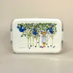 Madkasse - Dobbelt med Klemmer Putte i Blåbærskoven, bærfolket, drenge piger, voksne, drengemadkasse, pigemadkasse, mumitroldene, mumimor, mumifar, mumihuset, mumidalen, tove jansson, skole, børnehave, job, arbejde, frikost, madkasse, rummelig, miljørigtig, madpakke, medbragt, middagspausen, biti, ribe