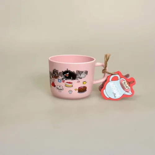 Mumi Kop - Mumi Familien Rosa, lyserød, mumi, familien, munifar, mumimor, snorkfrøkenen, lille my, kage, fødselsdag, filifjonke, hank, sød, fin, praktisk, lækker, gave, gaveide, børnekop, baby, shower, dåbsgave, rätt start, miljøgodkendt, fødevaregodkendt, sikker, biti, ribe